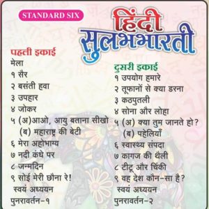 class six hindi  english medium